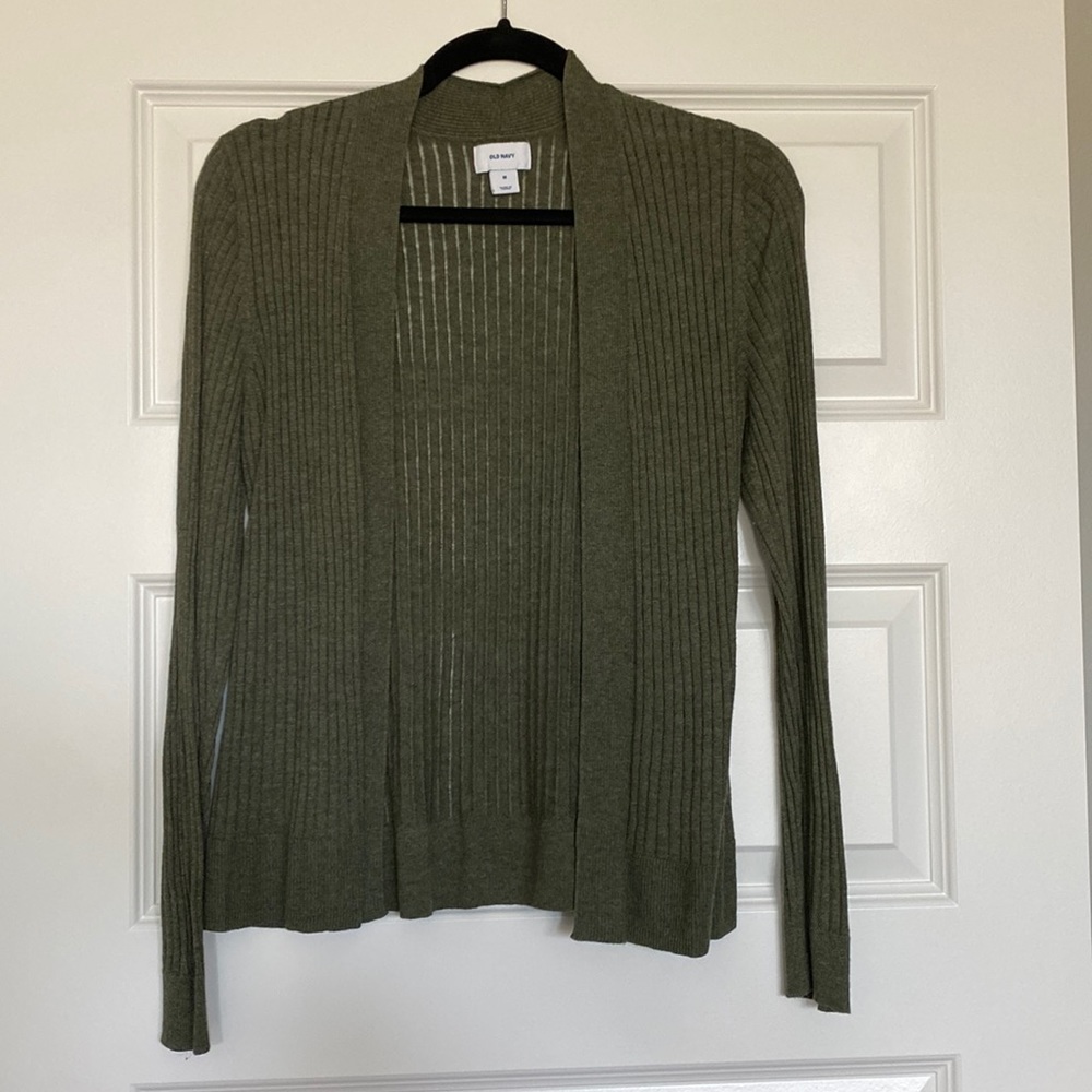 Old Navy Olive Green Cardigan - Size M